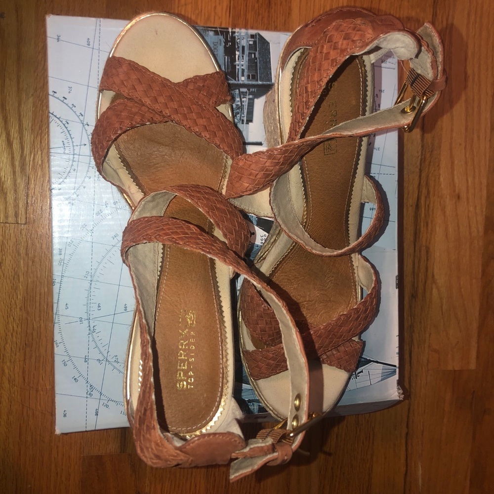 SPERRY STRAPPY WEDGES